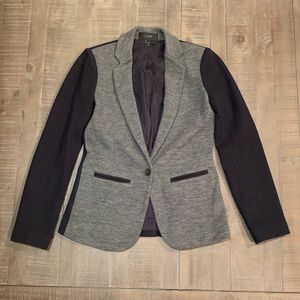 Navy Blue and Gray Blazer from J. Crew